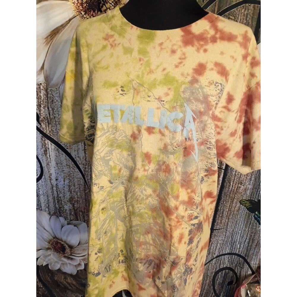 Metallica tie-dye t-shirt Size L